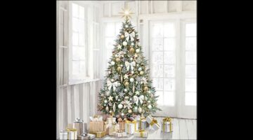 AMB.33319925 Modern Christmas Tree papírszalvéta 33x33cm