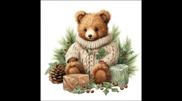 AMB.33320110 Cuddle bear papírszalvéta 33x33cm