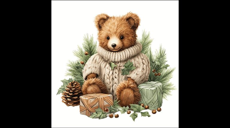 AMB.33320110 Cuddle bear papírszalvéta 33x33cm