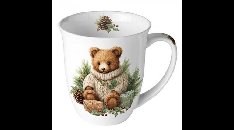 AMB.38420110 Cuddle bear porcelánbögre 0