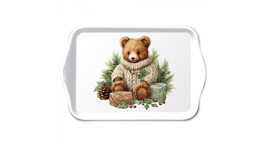 AMB.33720110 Cuddle bear műanyag kistálca 13x21cm