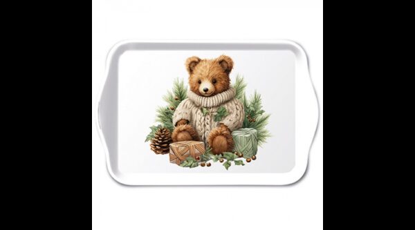 AMB.33720110 Cuddle bear műanyag kistálca 13x21cm