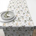 AMB.36620190 Forest gnomes white asztali futó 40x150cm
