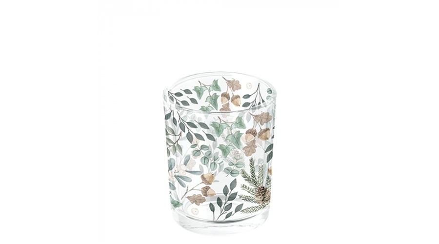 AMB.37319040 Collection of leaves üveg mécsestartó 5