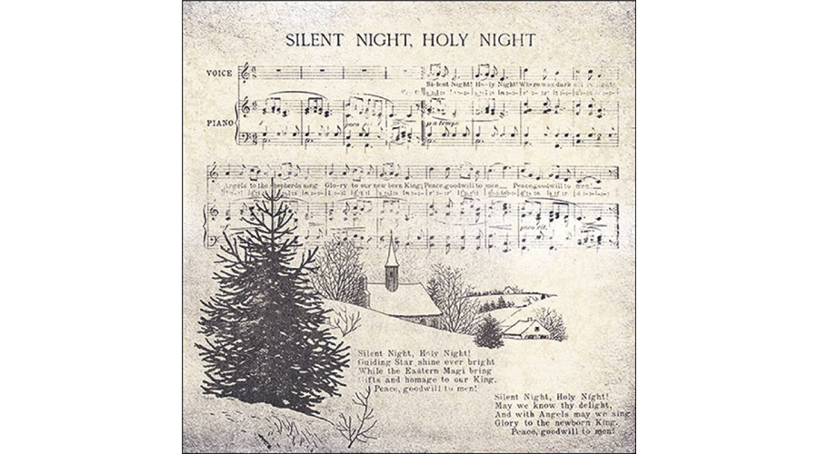 AMB.33320265 Silent night papírszalvéta 33x33cm