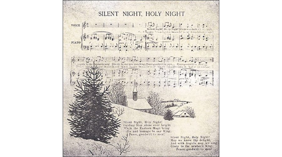 AMB.33320265 Silent night papírszalvéta 33x33cm