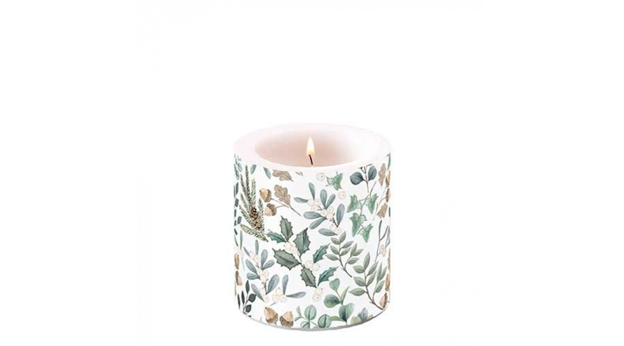 AMB.39219040 Collection of leaves átvilágítós gyertya 8x7