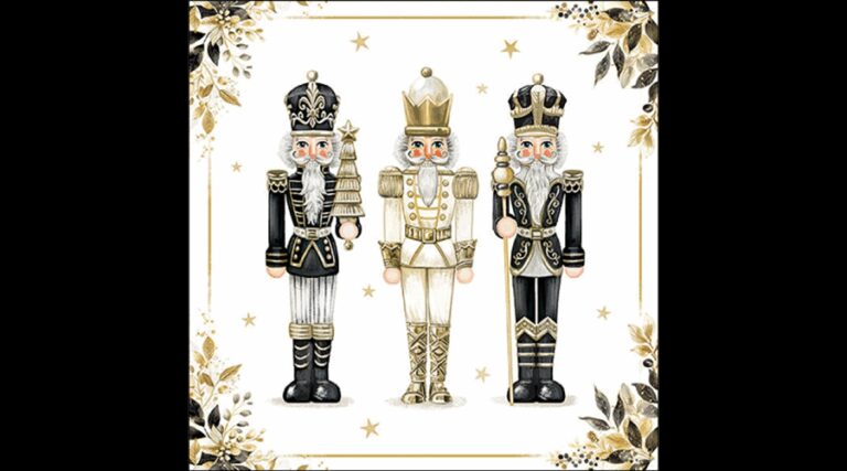 AMB.33319990 Royal nutcrackers papírszalvéta 33x33cm