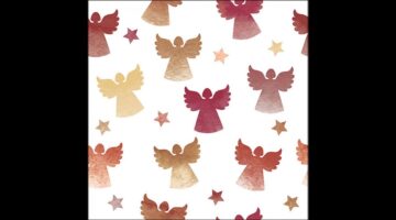 AMB.33320211 Angel silhouettes berry papírszalvéta 33x33cm