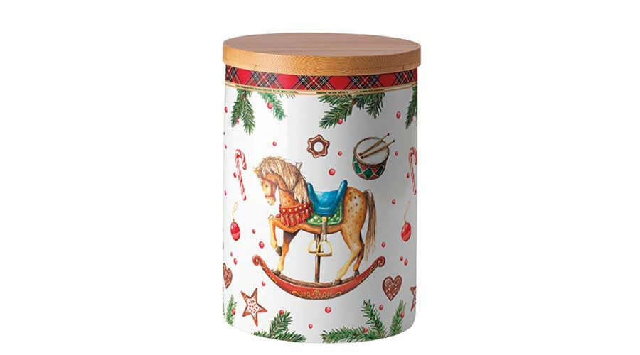 AMB.37520040 Classic rocking horse white porcelán konyhai tároló 13