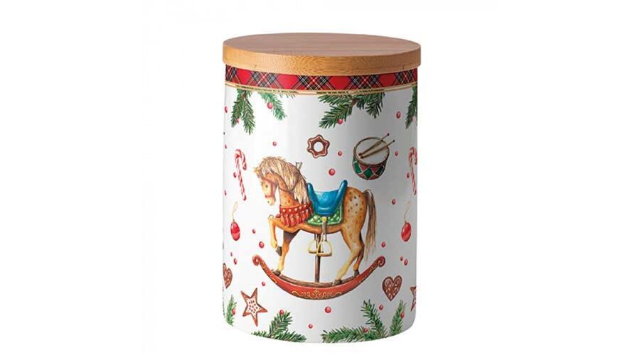 AMB.37520040 Classic rocking horse white porcelán konyhai tároló 13