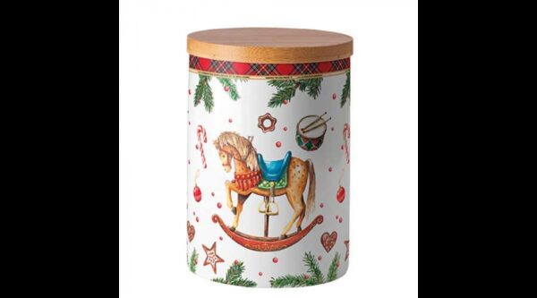 AMB.37520040 Classic rocking horse white porcelán konyhai tároló 13