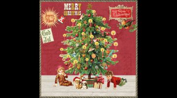 AMB.33320134 Under the X-Mas tree red papírszalvéta 33x33cm