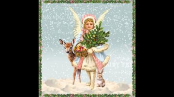 AMB.33320125 Snowy day blue papírszalvéta 33x33cm