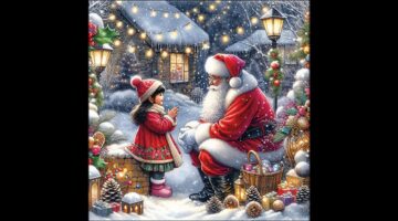 AMB.33320055 Talking to Santa papírszalvéta 33x33cm