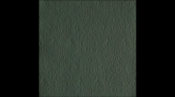 AMB.14018068 Elegance deep forest green dombornyomott papírszalvéta 40x40cm