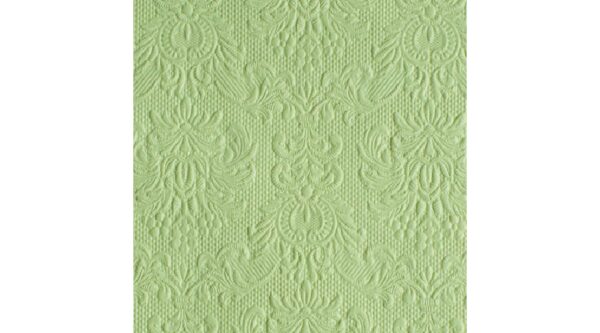 AMB.13307907 Elegance Pale Green dombornyomott  papírszalvéta 33x33cm