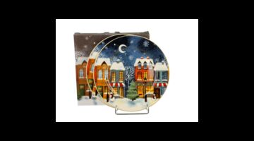 D.G.52381 Porcelán desszerttányér szett