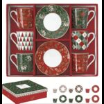 R2S.126FACH Porcelán eszpresszócsésze+alj 6 személyes