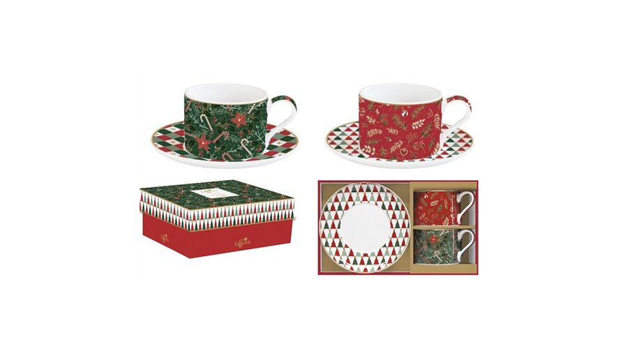 R2S.132FACH Porceláncsésze+alj 240ml