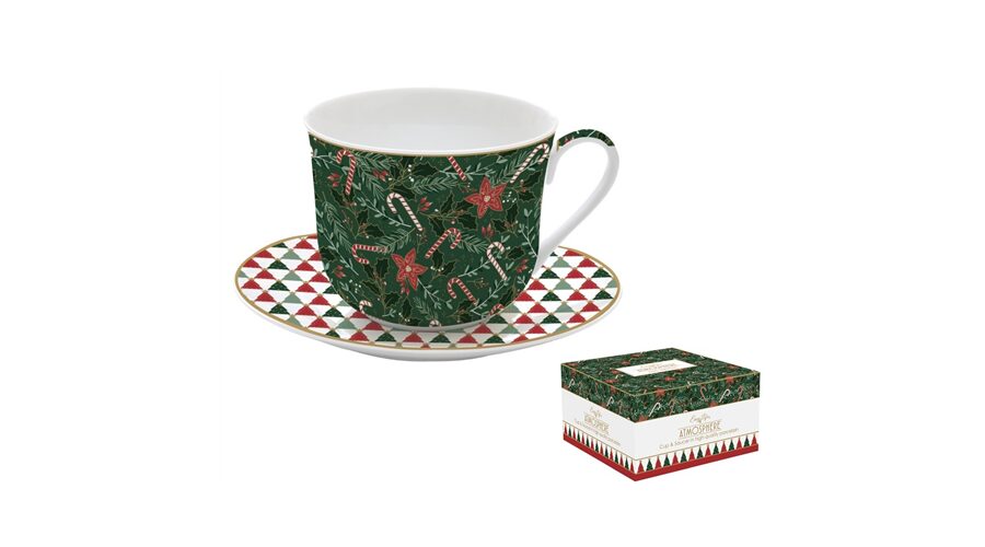 R2S.1454FACH Porcelán reggelizőcsésze+alj 400ml