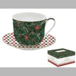 R2S.1454FACH Porcelán reggelizőcsésze+alj 400ml