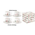 R2S.1336LSNO Porcelán eszpresszócsésze+alj 2 személyes