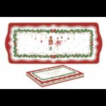 R2S.1109MNOE Porcelántálca 35x15cm dobozban