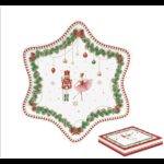 R2S.1484MNOE Porcelán csillagtálca 22