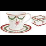 R2S.1796MNOE Porcelán teáscsésze+alj