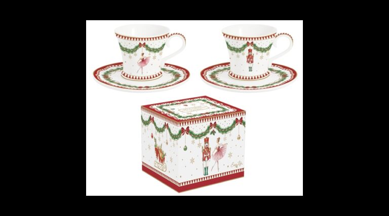 R2S.1797MNOE Porcelán eszpresszócsésze+alj 2 személyes