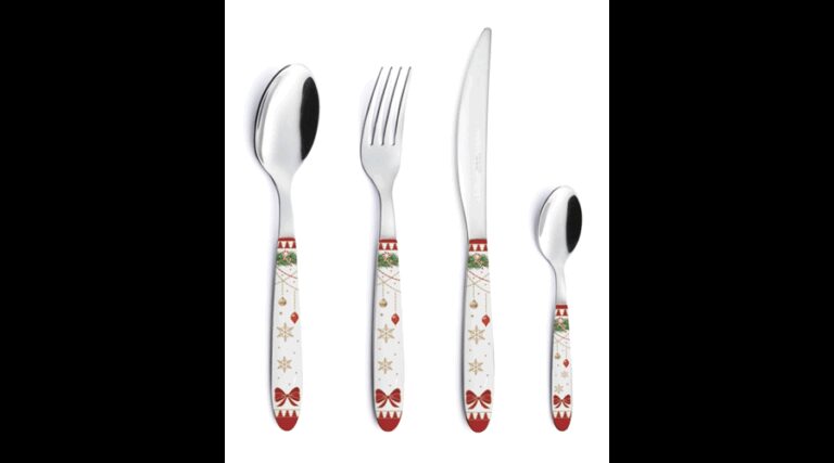 R2S.2273MNOE Rozsdamentes kiskanál műanyag dekorborítású nyéllel