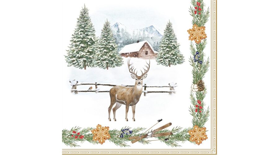 R2S.414WHIF Papírszalvéta 33x33cm