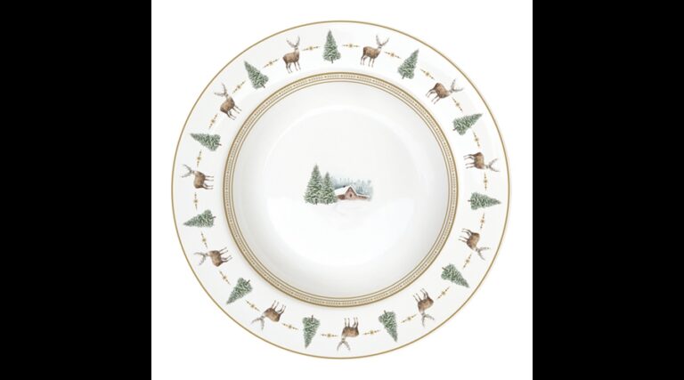 R2S.943WHIF Porcelán mélytányér 21