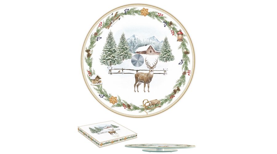 R2S.441WHIF Forgó üvegtál 32cm