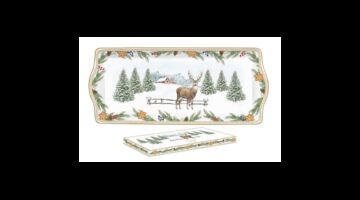 R2S.1109WHIF Porcelántálca 35x15cm dobozban