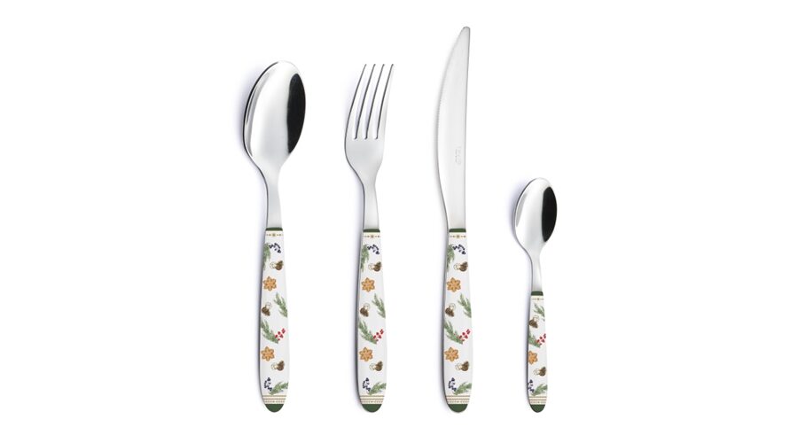 R2S.2273WHIF Rozsdamentes kiskanál műanyag dekorborítású nyéllel