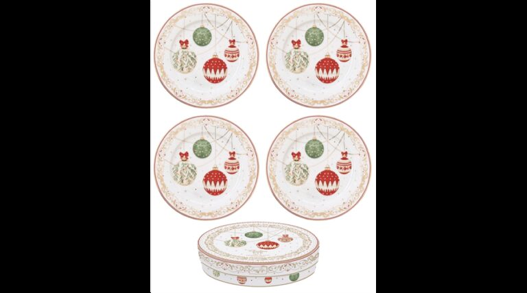 R2S.1100CEVE Porcelán desszerttányérszett 4db-os