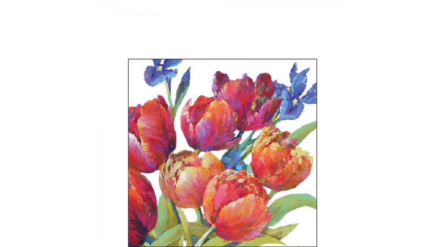 AMB.12519310 Tulips of joy papírszalvéta 25x25cm