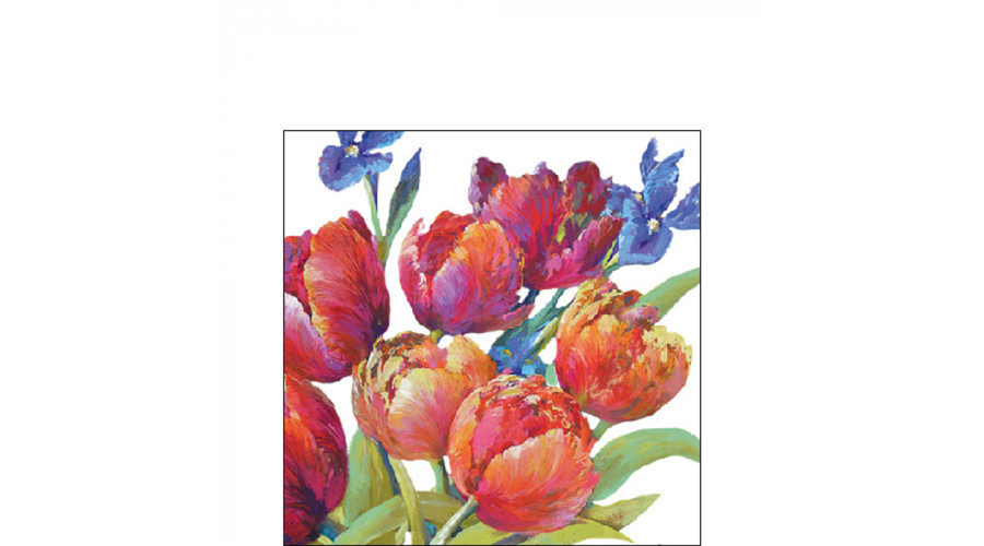AMB.12519310 Tulips of joy papírszalvéta 25x25cm
