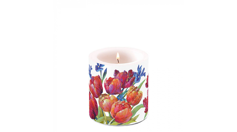 AMB.19219310 Tulips of joy átvilágítós gyertya 8x7