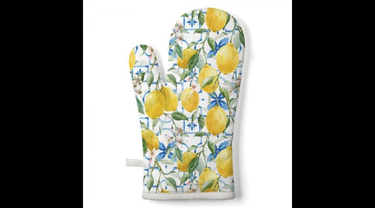 AMB.16419660 Mediterranean lemons edényfogó kesztyű 18x30cm