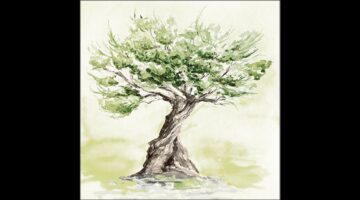 AMB.13319435 Olive tree papírszalvéta 33x33cm