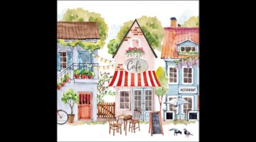 AMB.13319890 Cottages papírszalvéta 33x33cm