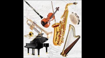 AMB.13319590 Music instruments papírszalvéta 33x33cm