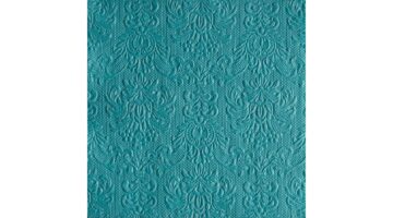 AMB.13307906 Elegance petrol dombornyomott papírszalvéta 33x33cm