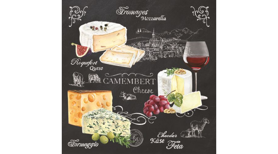 R2S.414WOCH Papírszalvéta 33x33cm