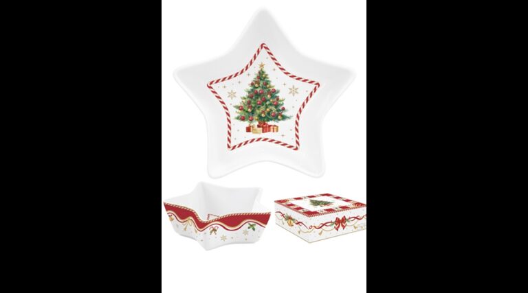 R2S.1323CTAL Porcelán csillagtál 15x5cm