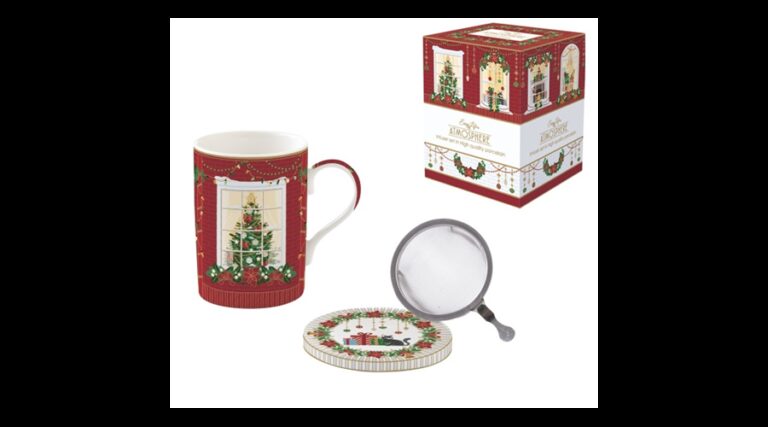 R2S.105FEAV Porcelán szűrősbögre tetővel