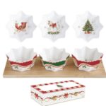 R2S.2183CTAL Porcelán csillagtálka szett 3 db-os